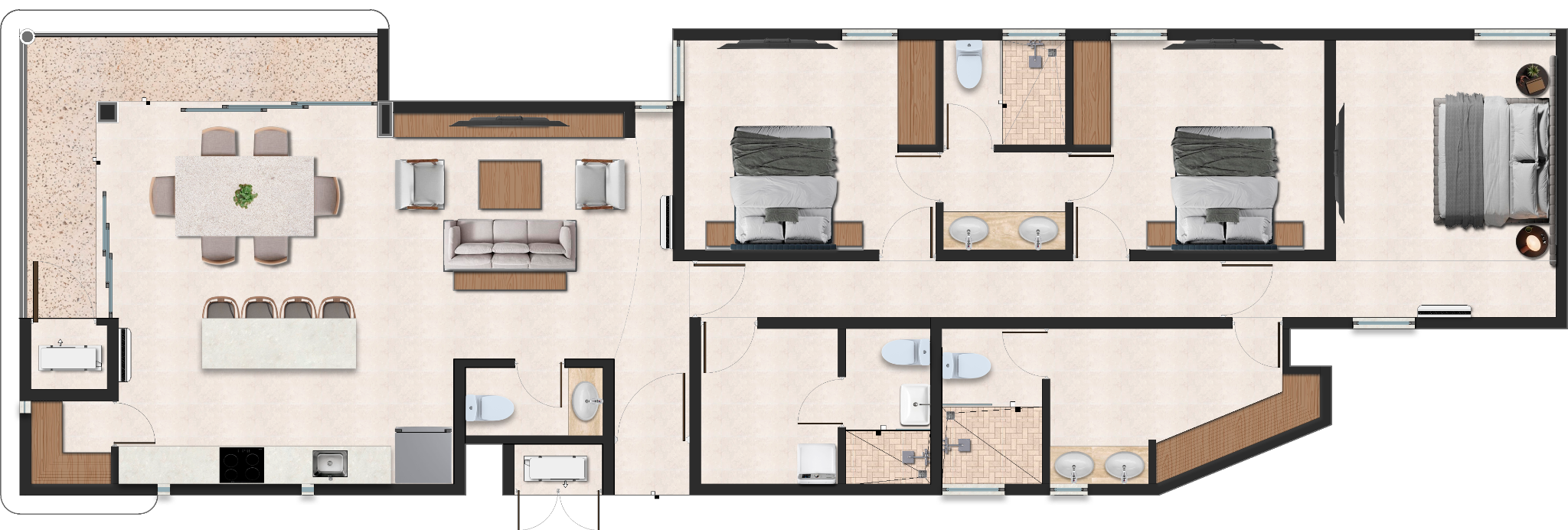 Sunrise Nova residence floor-plan layout